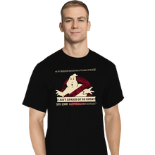 Load image into Gallery viewer, Shirts T-Shirts, Tall / Large / Black I Ain&#39;t Afraid Of No Ghost
