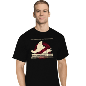 Shirts T-Shirts, Tall / Large / Black I Ain't Afraid Of No Ghost