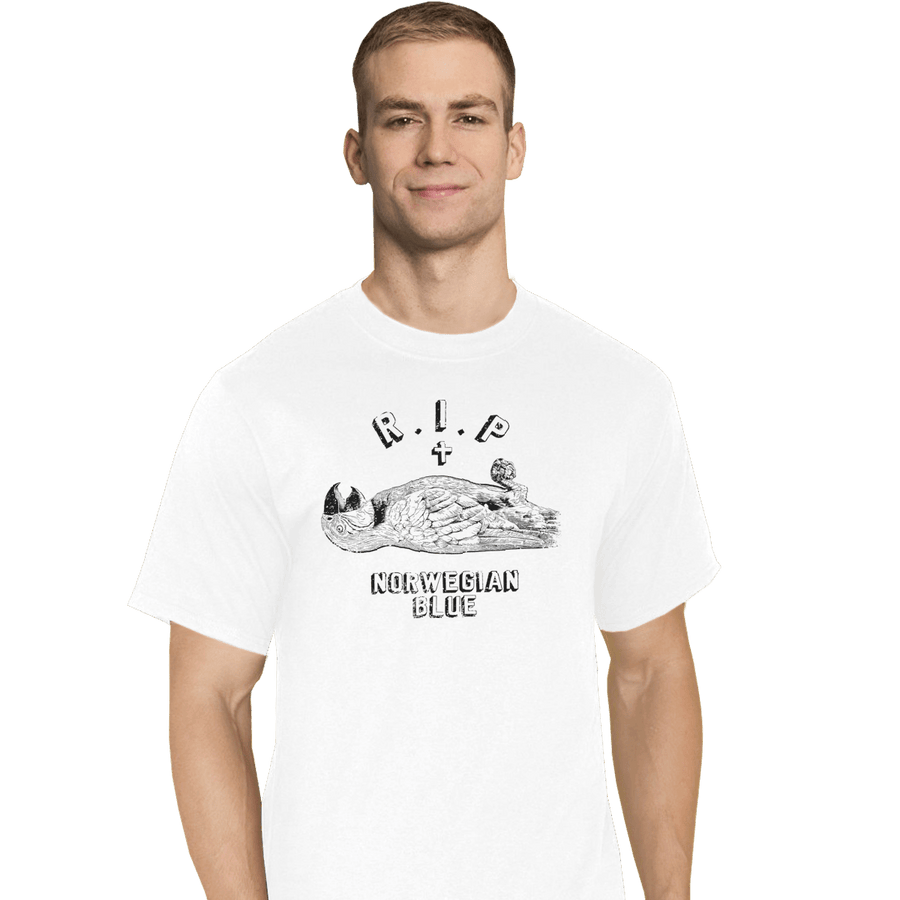 Shirts T-Shirts, Tall / Large / White RIP Norwegian Blue