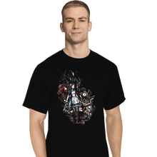 Load image into Gallery viewer, Shirts T-Shirts, Tall / Large / Black Alice in Mad
