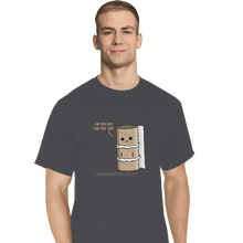 Load image into Gallery viewer, Shirts T-Shirts, Tall / Large / Charcoal Paper Rold
