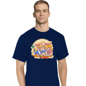 Shirts T-Shirts, Tall / Large / Navy Ramen Cart