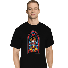 Load image into Gallery viewer, Daily_Deal_Shirts T-Shirts, Tall / Large / Black Lamb Stained Glass
