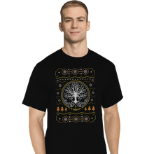 Load image into Gallery viewer, Shirts T-Shirts, Tall / Large / Black Grace Golden Tree Ugly Sweater
