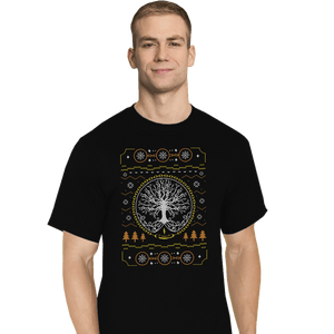 Shirts T-Shirts, Tall / Large / Black Grace Golden Tree Ugly Sweater