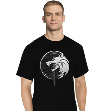 Load image into Gallery viewer, Shirts T-Shirts, Tall / Large / Black Wh1t3 W0lf
