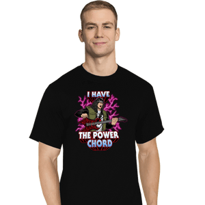 Secret_Shirts T-Shirts, Tall / Large / Black Power Chord