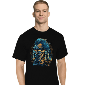 Daily_Deal_Shirts T-Shirts, Tall / Large / Black King Of The Underworld