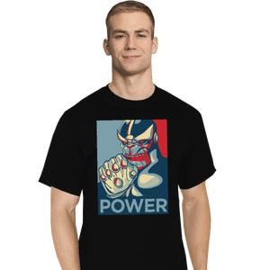 Shirts T-Shirts, Tall / Large / Black Power