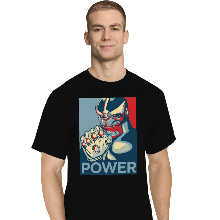 Shirts T-Shirts, Tall / Large / Black Power