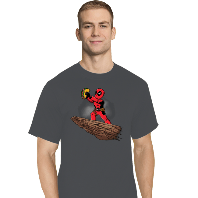 Daily_Deal_Shirts T-Shirts, Tall / Large / Charcoal The Tacos King