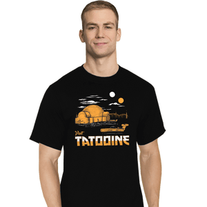 Shirts T-Shirts, Tall / Large / Black Vintage Visit Tatooine