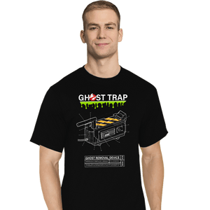 Shirts T-Shirts, Tall / Large / Black Ghost Trap