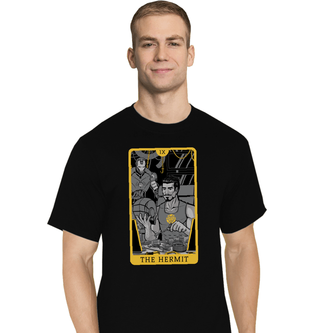 Secret_Shirts T-Shirts, Tall / Large / Black The Iron Hermit