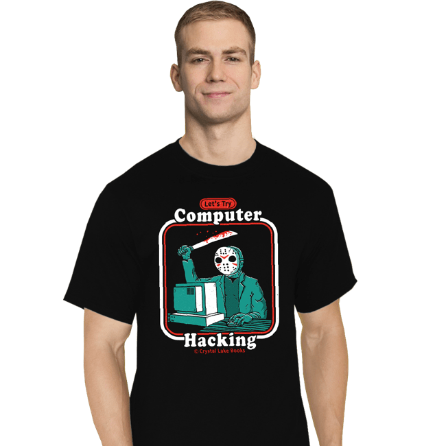 Shirts T-Shirts, Tall / Large / Black Hacking For Beginners