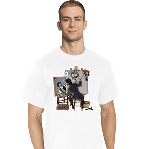 Secret_Shirts T-Shirts, Tall / Large / White Keanu Portrait