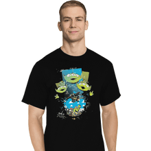 Load image into Gallery viewer, Shirts T-Shirts, Tall / Large / Black Alien Invasion
