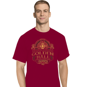 Shirts T-Shirts, Tall / Large / Red Golden Hall Pilsner