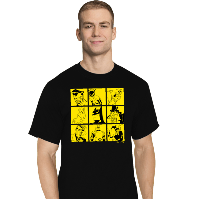Daily_Deal_Shirts T-Shirts, Tall / Large / Black Batman Villains'