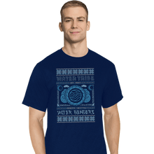 Load image into Gallery viewer, Shirts T-Shirts, Tall / Large / Navy Water Tribe Ugly Sweater
