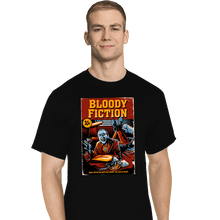 Load image into Gallery viewer, Daily_Deal_Shirts T-Shirts, Tall / Large / Black Bloody Fiction

