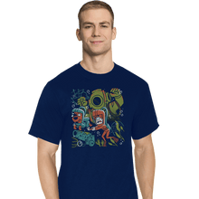 Load image into Gallery viewer, Daily_Deal_Shirts T-Shirts, Tall / Large / Navy Mystery Dive
