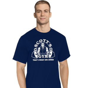 Shirts T-Shirts, Tall / Large / Navy Scott's Gym