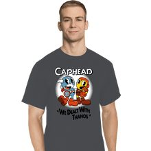 Load image into Gallery viewer, Daily_Deal_Shirts T-Shirts, Tall / Large / Charcoal Caphead
