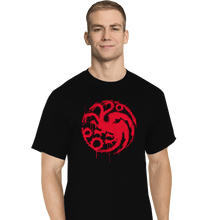 Load image into Gallery viewer, Secret_Shirts T-Shirts, Tall / Large / Black Three Headed Dragon

