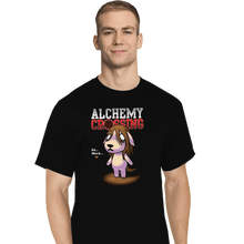 Load image into Gallery viewer, Secret_Shirts T-Shirts, Tall / Large / Black Alchemy Crossing T-Shirt
