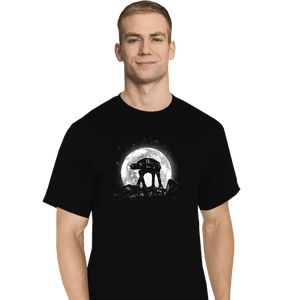 Shirts T-Shirts, Tall / Large / Black Moonlight Walking