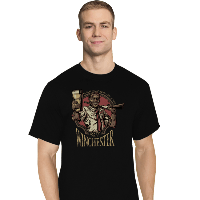Daily_Deal_Shirts T-Shirts, Tall / Large / Black Go To The Winchester!