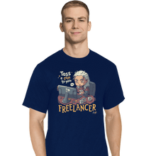 Load image into Gallery viewer, Shirts T-Shirts, Tall / Large / Navy Freelancer Of Blaviken
