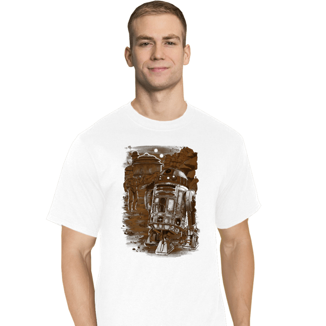 Shirts T-Shirts, Tall / Large / White Mission To Jabba's