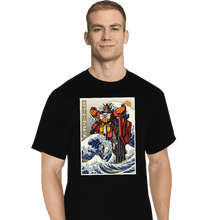 Load image into Gallery viewer, Daily_Deal_Shirts T-Shirts, Tall / Large / Black Heavyarms Wave
