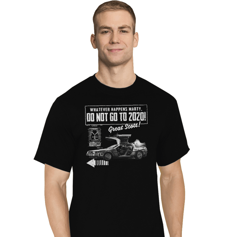 Shirts T-Shirts, Tall / Large / Black Whatever Happens Marty Don't Go To 2020