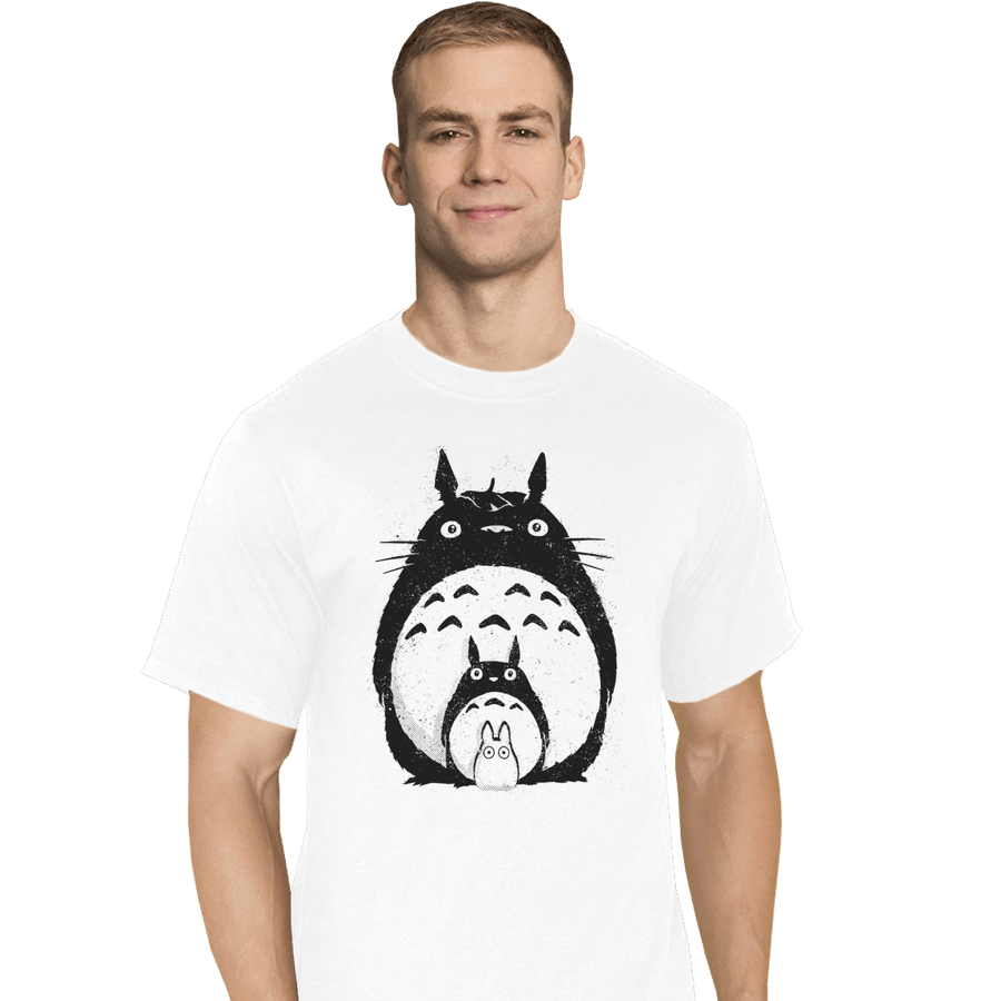 Shirts T-Shirts, Tall / Large / White Totoro Trio