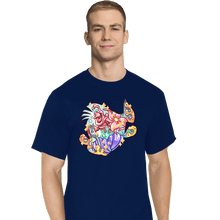Load image into Gallery viewer, Shirts T-Shirts, Tall / Large / Navy Magical Silhouettes - Flounder
