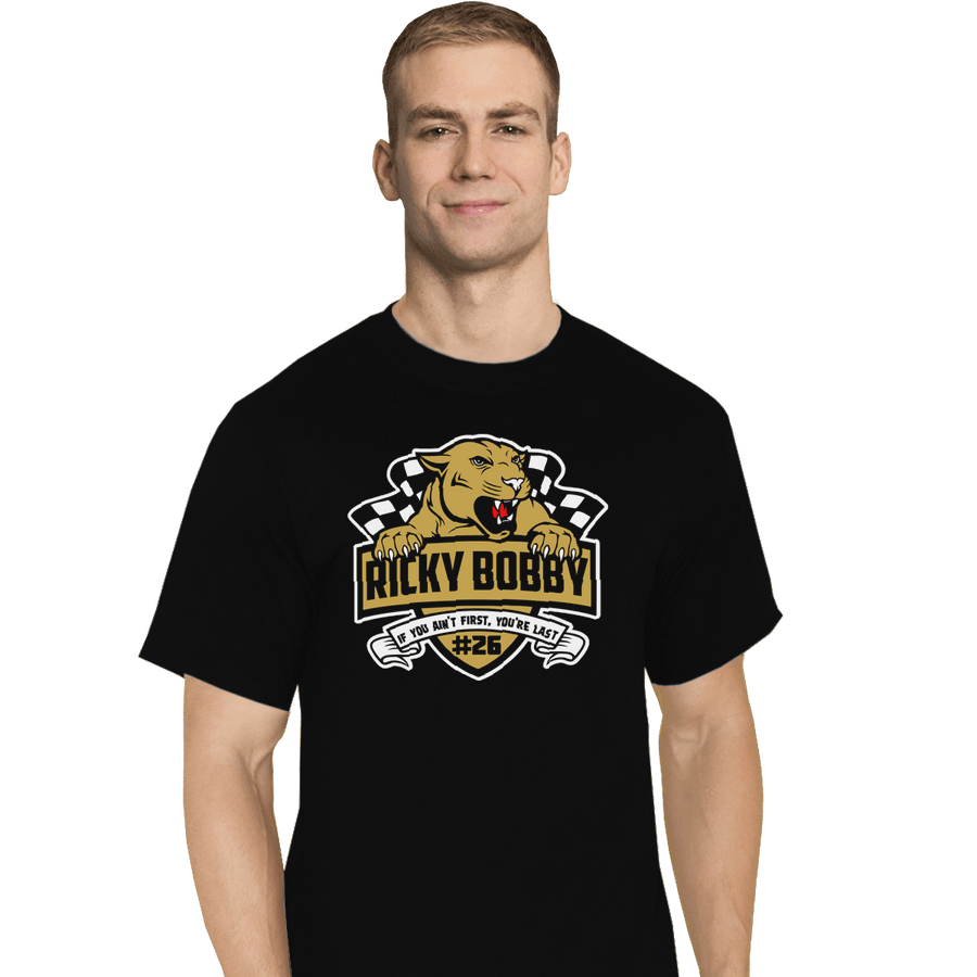 Shirts T-Shirts, Tall / Large / Black Ricky Bobby
