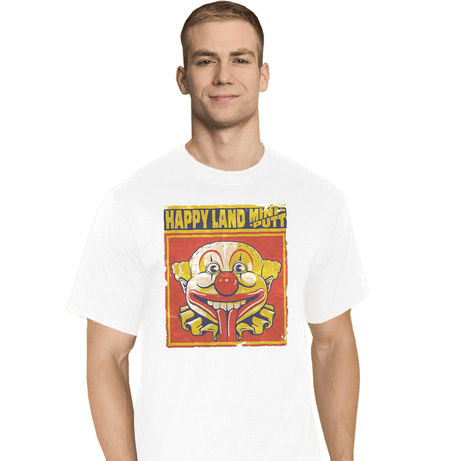 Shirts T-Shirts, Tall / Large / White Happy Land