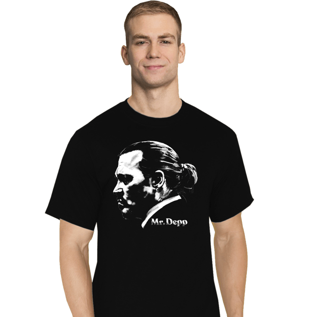 Daily_Deal_Shirts T-Shirts, Tall / Large / Black Mr. Depp