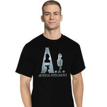 Load image into Gallery viewer, Daily_Deal_Shirts T-Shirts, Tall / Large / Black Artificial Intelligence
