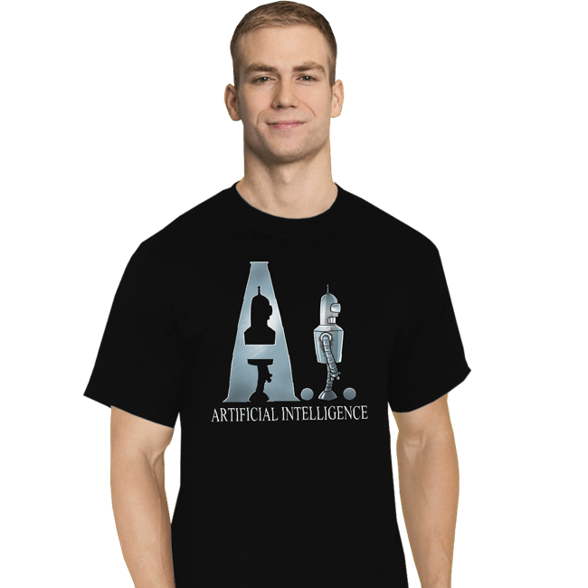Daily_Deal_Shirts T-Shirts, Tall / Large / Black Artificial Intelligence