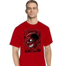 Load image into Gallery viewer, Daily_Deal_Shirts T-Shirts, Tall / Large / Red Dead By Dawn Skull
