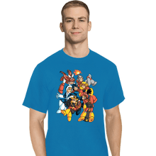 Load image into Gallery viewer, Daily_Deal_Shirts T-Shirts, Tall / Large / Royal Blue Robot Masters
