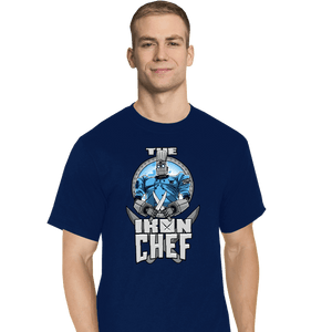 Daily_Deal_Shirts T-Shirts, Tall / Large / Navy The Iron Chef