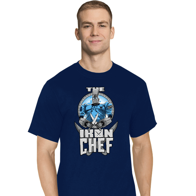 Daily_Deal_Shirts T-Shirts, Tall / Large / Navy The Iron Chef