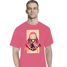 Load image into Gallery viewer, Shirts T-Shirts, Tall / Large / Red Demon Nezuko
