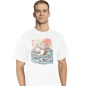 Shirts T-Shirts, Tall / Large / White Sharkiri Sushi