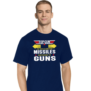 Shirts T-Shirts, Tall / Large / Navy Switching To Guns
